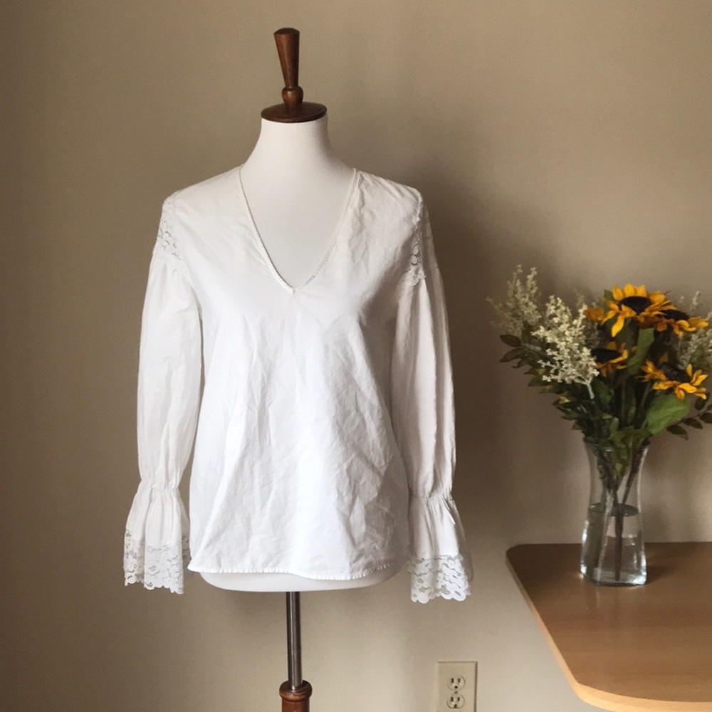 Zara Lace tiled shirt